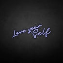 'Love yourself' neon sign - VINTAGE SIGN