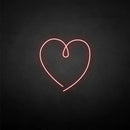 'the heart of love' neon sign - VINTAGE SIGN
