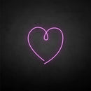 'the heart of love' neon sign - VINTAGE SIGN