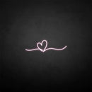 'Heart line' neon sign - VINTAGE SIGN