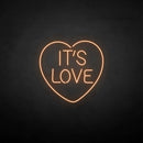 'IT'S LOVE' neon sign - VINTAGE SIGN
