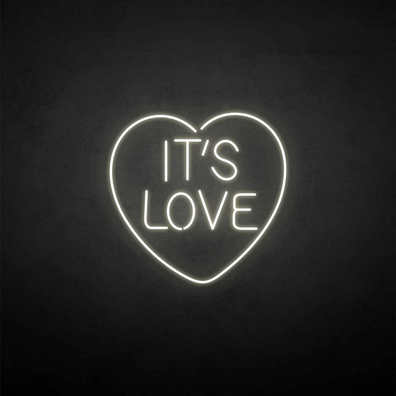 'IT'S LOVE' neon sign - VINTAGE SIGN