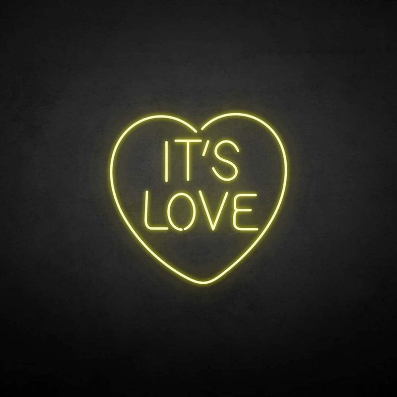 'IT'S LOVE' neon sign - VINTAGE SIGN