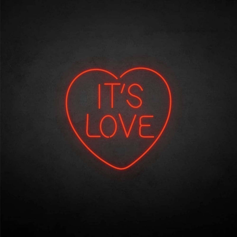 'IT'S LOVE' neon sign - VINTAGE SIGN