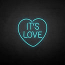 'IT'S LOVE' neon sign - VINTAGE SIGN