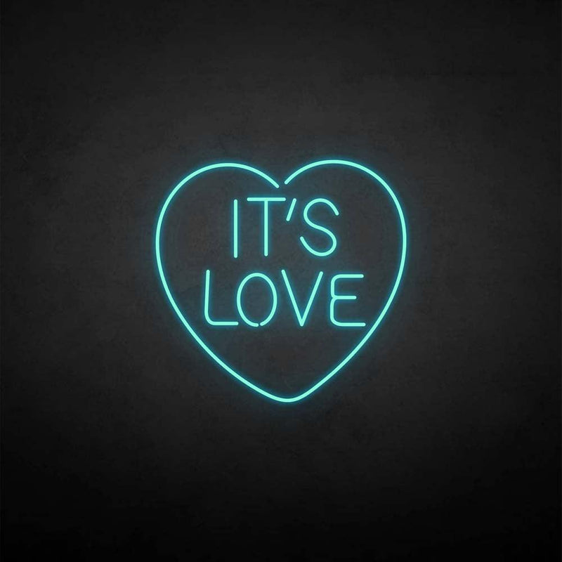 'IT'S LOVE' neon sign - VINTAGE SIGN