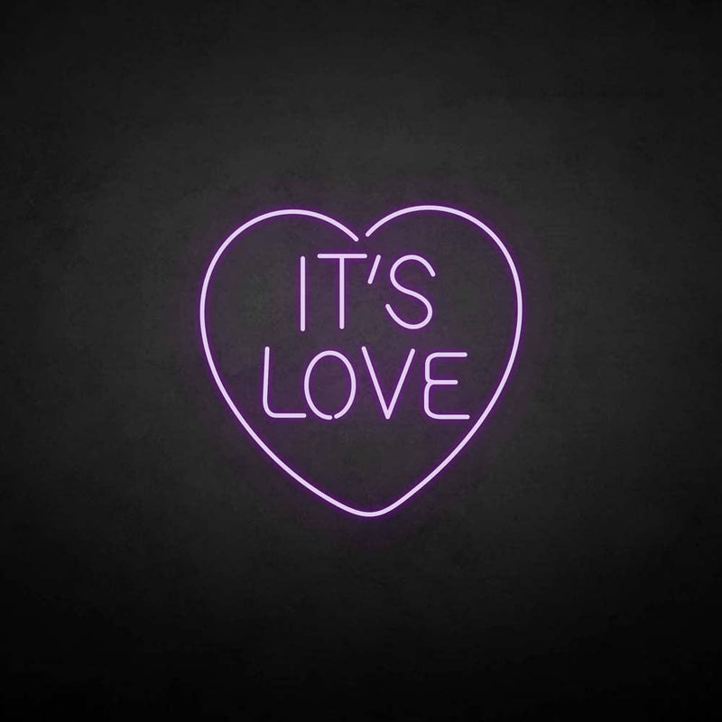 'IT'S LOVE' neon sign - VINTAGE SIGN