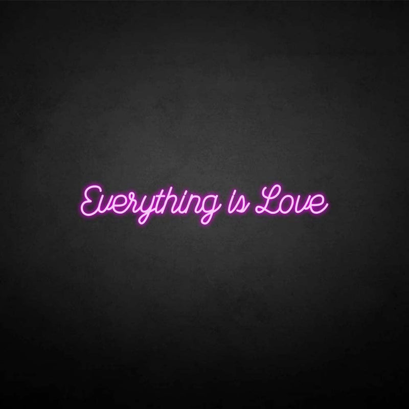 'Everything is love' neon sign - VINTAGE SIGN