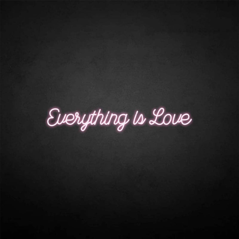 'Everything is love' neon sign - VINTAGE SIGN