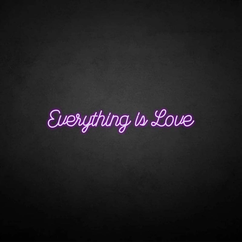 'Everything is love' neon sign - VINTAGE SIGN