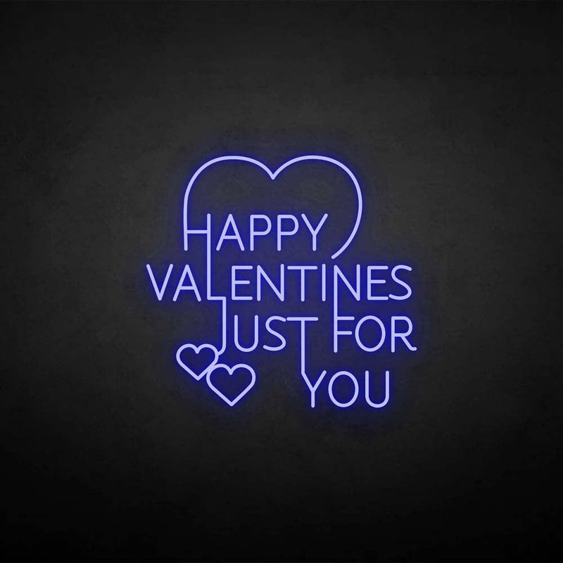 'Happy valentines for you' neon sign - VINTAGE SIGN