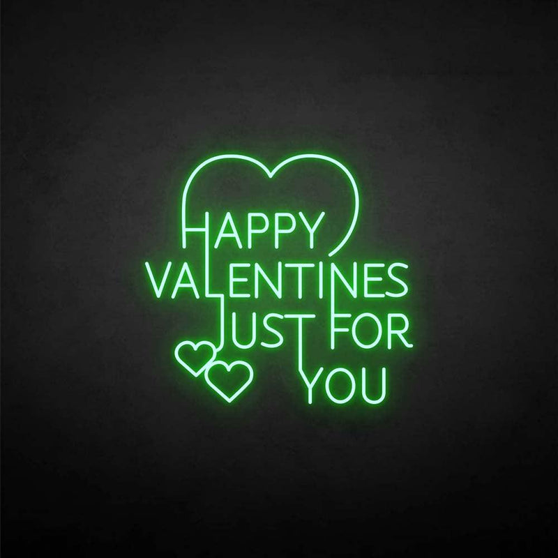 'Happy valentines for you' neon sign - VINTAGE SIGN