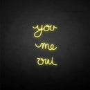 'you me oui' neon sign - VINTAGE SIGN