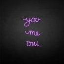 'you me oui' neon sign - VINTAGE SIGN