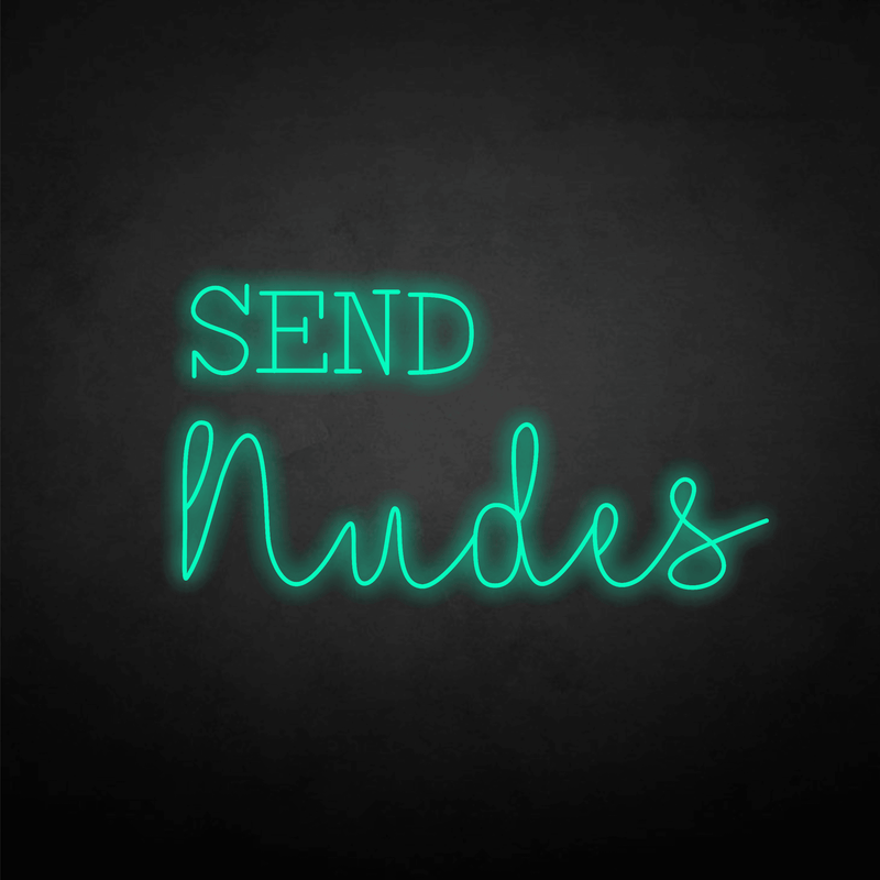 SEND nudes neon sign - VINTAGE SIGN