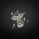 'The spaceship and the bun' neon sign - VINTAGE SIGN