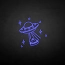 'The spaceship and the bun' neon sign - VINTAGE SIGN