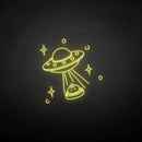 'The spaceship and the bun' neon sign - VINTAGE SIGN