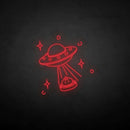 'The spaceship and the bun' neon sign - VINTAGE SIGN