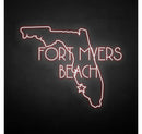 'FORT MYERS BEACH' neon sign - VINTAGE SIGN