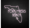 'FORT MYERS BEACH' neon sign - VINTAGE SIGN