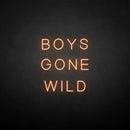 'BOYS GONE WILD' neon sign - VINTAGE SIGN