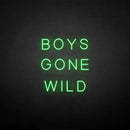 'BOYS GONE WILD' neon sign - VINTAGE SIGN