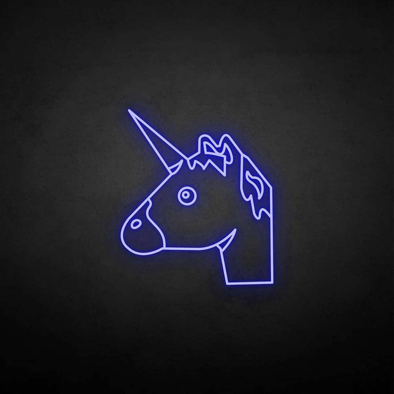 'Unicornhead' neon sign - VINTAGE SIGN