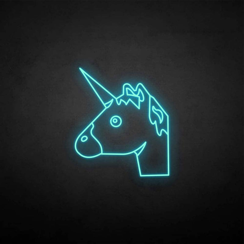 'Unicornhead' neon sign - VINTAGE SIGN