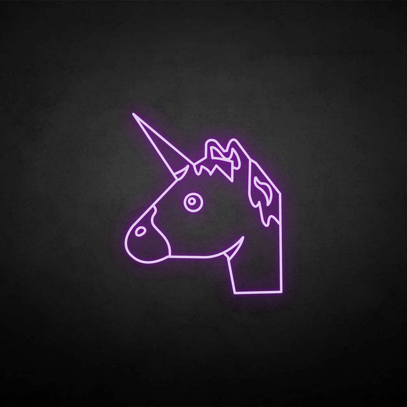 'Unicornhead' neon sign - VINTAGE SIGN