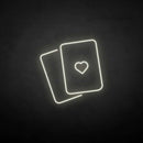 'Love card' neon sign - VINTAGE SIGN