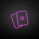 'Love card' neon sign - VINTAGE SIGN