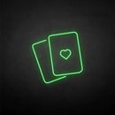 'Love card' neon sign - VINTAGE SIGN