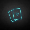 'Love card' neon sign - VINTAGE SIGN