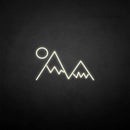 'Sunset and mountain' neon sign - VINTAGE SIGN
