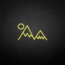 'Sunset and mountain' neon sign - VINTAGE SIGN