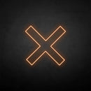 'X-mark' neon sign - VINTAGE SIGN