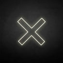 'X-mark' neon sign - VINTAGE SIGN