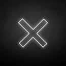 'X-mark' neon sign - VINTAGE SIGN