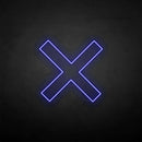 'X-mark' neon sign - VINTAGE SIGN