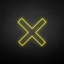 'X-mark' neon sign - VINTAGE SIGN