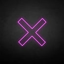 'X-mark' neon sign - VINTAGE SIGN