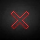 'X-mark' neon sign - VINTAGE SIGN