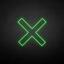 'X-mark' neon sign - VINTAGE SIGN