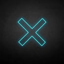 'X-mark' neon sign - VINTAGE SIGN