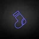 'marry christmas-stocking' neon sign - VINTAGE SIGN