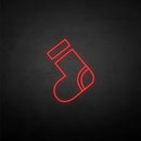 'marry christmas-stocking' neon sign - VINTAGE SIGN