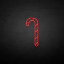 'marry christmas-candy cane' neon sign - VINTAGE SIGN