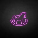 'marry christmas-wooden horse' neon sign - VINTAGE SIGN