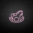 'marry christmas-wooden horse' neon sign - VINTAGE SIGN